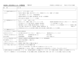 福島第一原発事故による 影響調査 ・集計表
