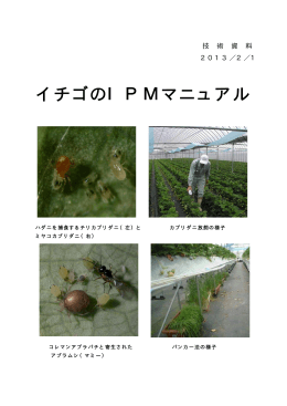 イチゴのIPMマニュアル