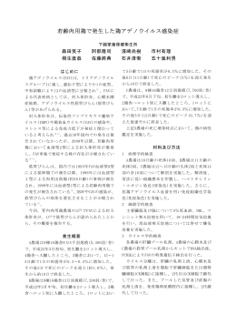 若齢肉用鶏で発生した鶏アデノウイルス感染症