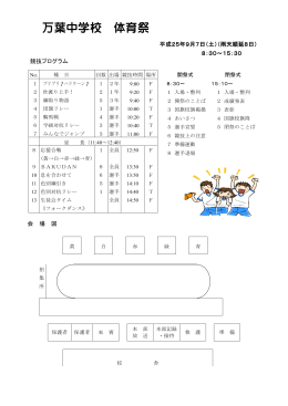 H25体育祭プログラム [284KB pdfファイル]