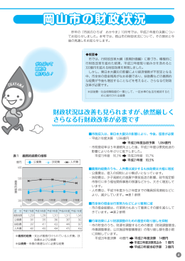 岡山市の財政状況（PDF形式）