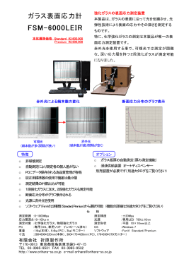 FSM-6000LEIRカタログ (PDF 615KB)