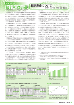 健康寿命について