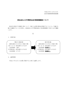 前払金および中間前払金の限度額撤廃について [34KB pdf