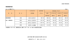 水島ガス株式会社 あったか得割プラン （税込） 基本料金 （円/月） 基準