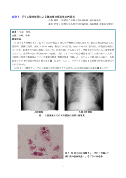 症例 8 グラム陽性球菌による難治性の感染性心内膜炎