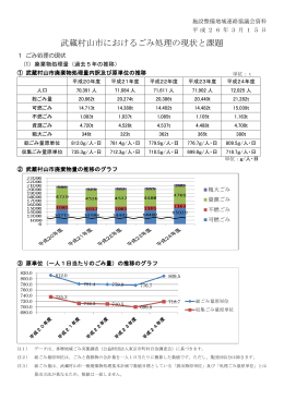 武蔵村山市におけるごみ処理の現状と課題（PDF）