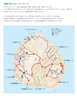 御蔵島で楽しめるハイキングコース
