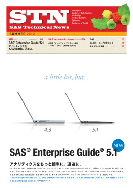 SAS® Enterprise Guide® 5.1