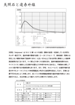 天照石と遠赤外線 [PDF 540KB]