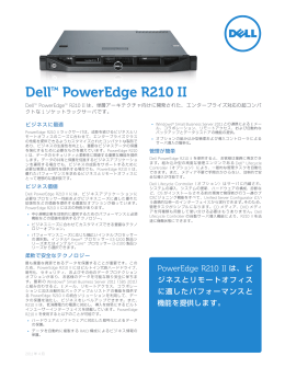 Dell™ PowerEdge R210 II