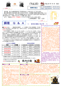 鋼魂 Vol.15（2014-10