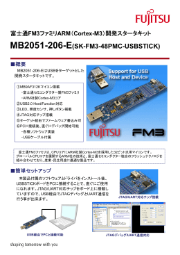 富士通FM3ファミリARM(Cortex-M3) 開発スタータキット