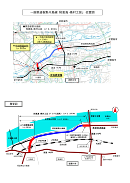 一般県道板野川島線「知恵島・桑村工区」 位置図