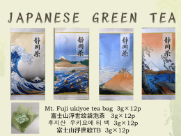 Mt. Fuji ukiyoe tea bag 3g×12p 富士山浮世绘袋泡茶 3g×12p 후지산