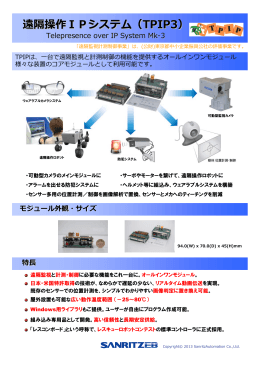 遠隔操作IPシステム（TPIP3）