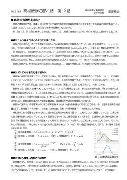 統計の有用性は何か - 鶯谷中学・高等学校