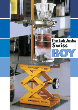 The reliable Lab Jacks «Swiss Boy
