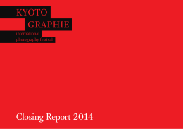 KYOTO GRAPHIE Closing Report 2014