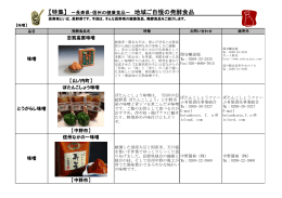 『～長寿県・信州の健康食品～地域ご自慢の発酵食品』（PDF