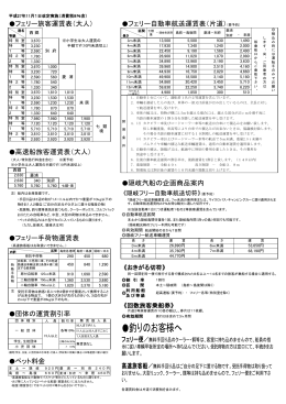運賃表PDF