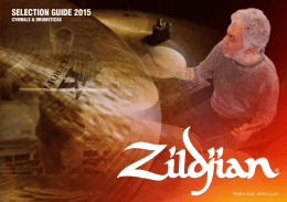 ジルジャンシンバル カタログ - Zildjian （ジルジャン）