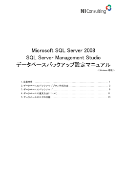 Microsoft SQL Server 2008 SQL Server Management Studio