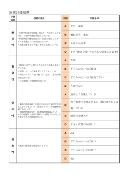 施策評価基準 (PDFファイル/62.25キロバイト)