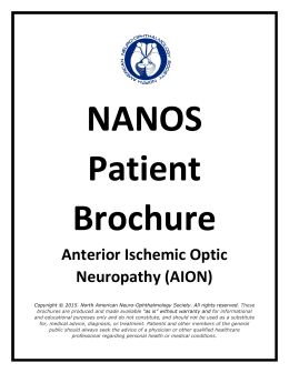 Anterior Ischemic Optic Neuropathy (AION)