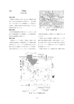 川原遺跡 （東郷町南瀬） 位置と環境 東郷町の市街地から東方へ約4