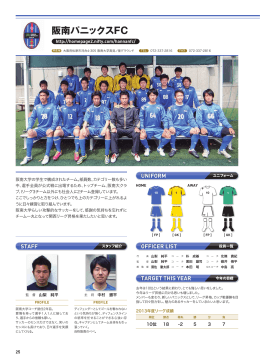 阪南パニックスFC - 大阪サッカー協会/社会人