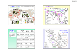四大農耕文化とその伝播 「アジア型」農法の成立