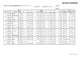 第33回 全日本社会人馬術選手権大会 スプリング ドレッサージュ 成績