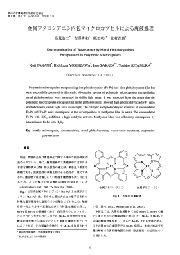 Page 1 Page 2 岡山大学環境理工学部研究報告, 8 (ー) 2003年 Mt一