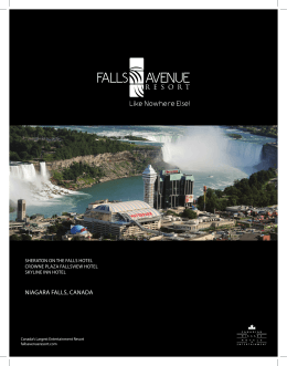 NIAGARA FALLS, CANADA - Niagara Falls Meetings