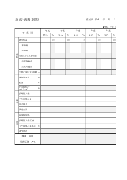 返済計画表（創業）(PDF：94KB)