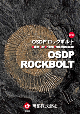 OSDP ロックボルト - 岡部株式会社 土木事業部