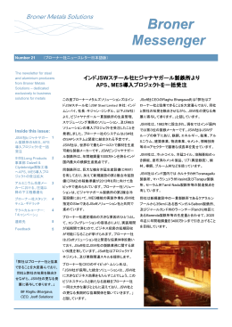 Broner newsletter 21 -Dec2012_JAPANESE.pub