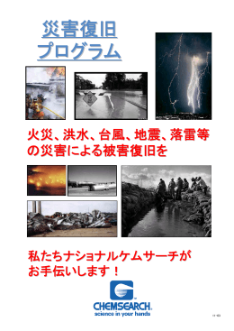 災害復旧 プログラム - 日本エヌ・シー・エイチ