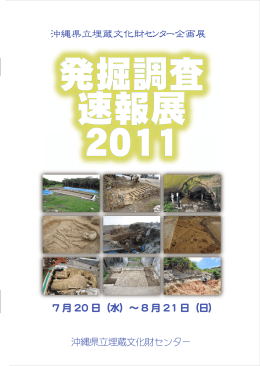 発掘調査速報展 2011（PDF：19153KB）