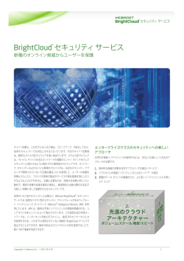 BrightCloud® セキュリティ サービス
