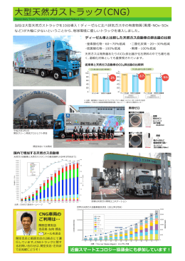 型天然ガストラック（CNG）