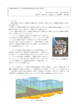 有機的地盤改良による地震波増幅低減効果に関する提案 株式会社竹中