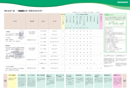 VHシリーズ‐用途別シリーズラインナップ(PDF:689KB)
