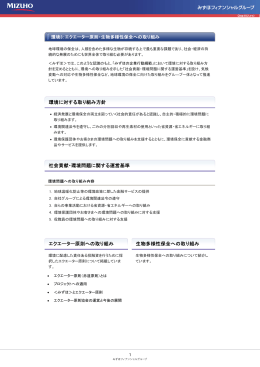 PDF/521KB - みずほフィナンシャルグループ