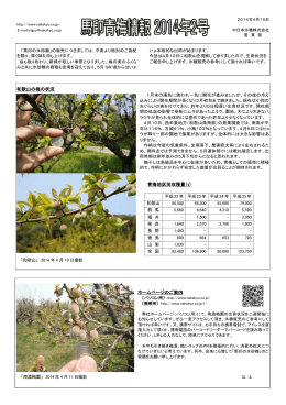 和歌山の梅の状況 ホームページのご案内 青梅地区別収穫