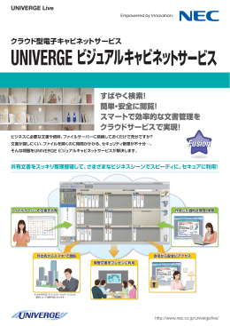UNIVERGE ビジュアルキャビネットサービス - 日本電気