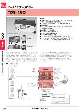 ポータブルデータロガーTDS