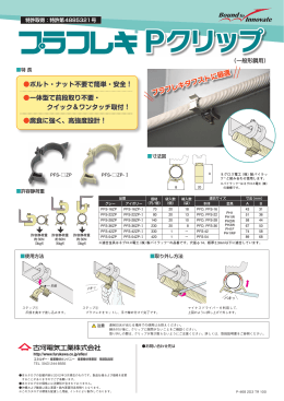 「プラフレキ®Pクリップ」（PDF 721KB）