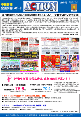 Vol.45 夕刊テレビ面10段広告は、広告接触率が高い！！